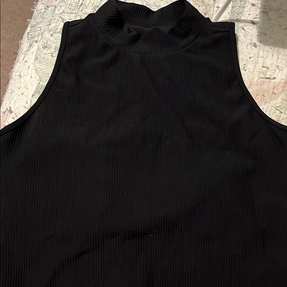 Elegant Black Sleeveless Top